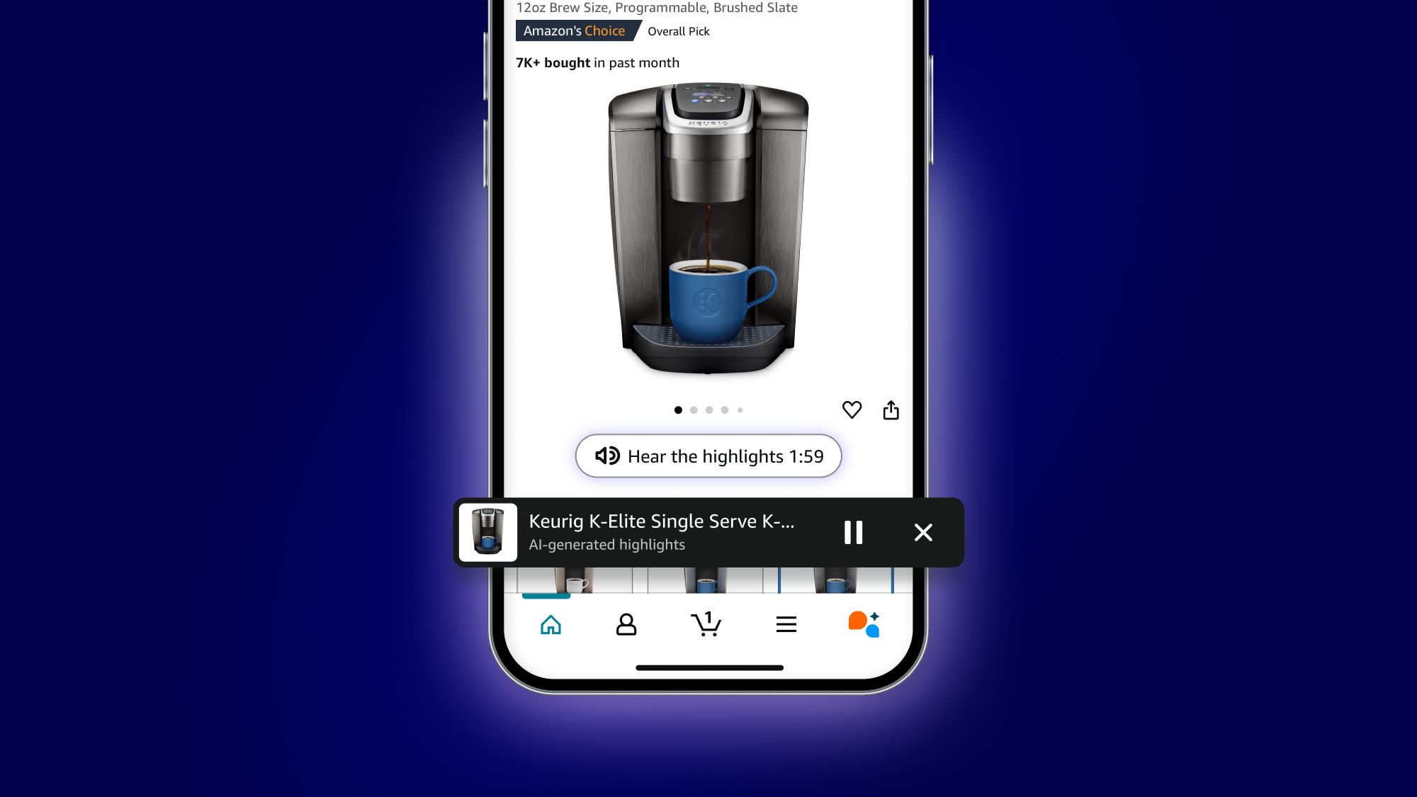 Amazon prova àudios amb IA per facilitar les decisions de compra a la seva app