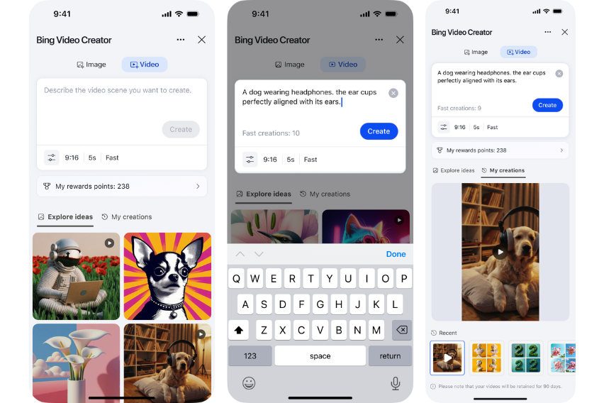 Microsoft llança Bing Video Creator: una eina IA gratuïta per crear vídeos