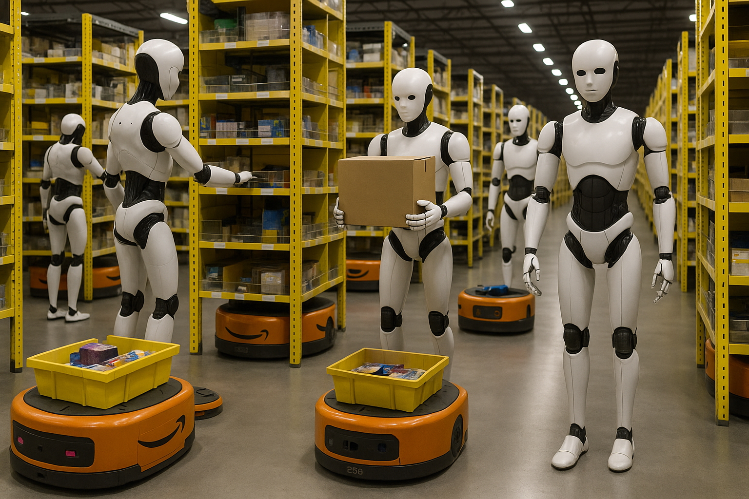 Amazon arriba al milió de robots i presenta DeepFleet