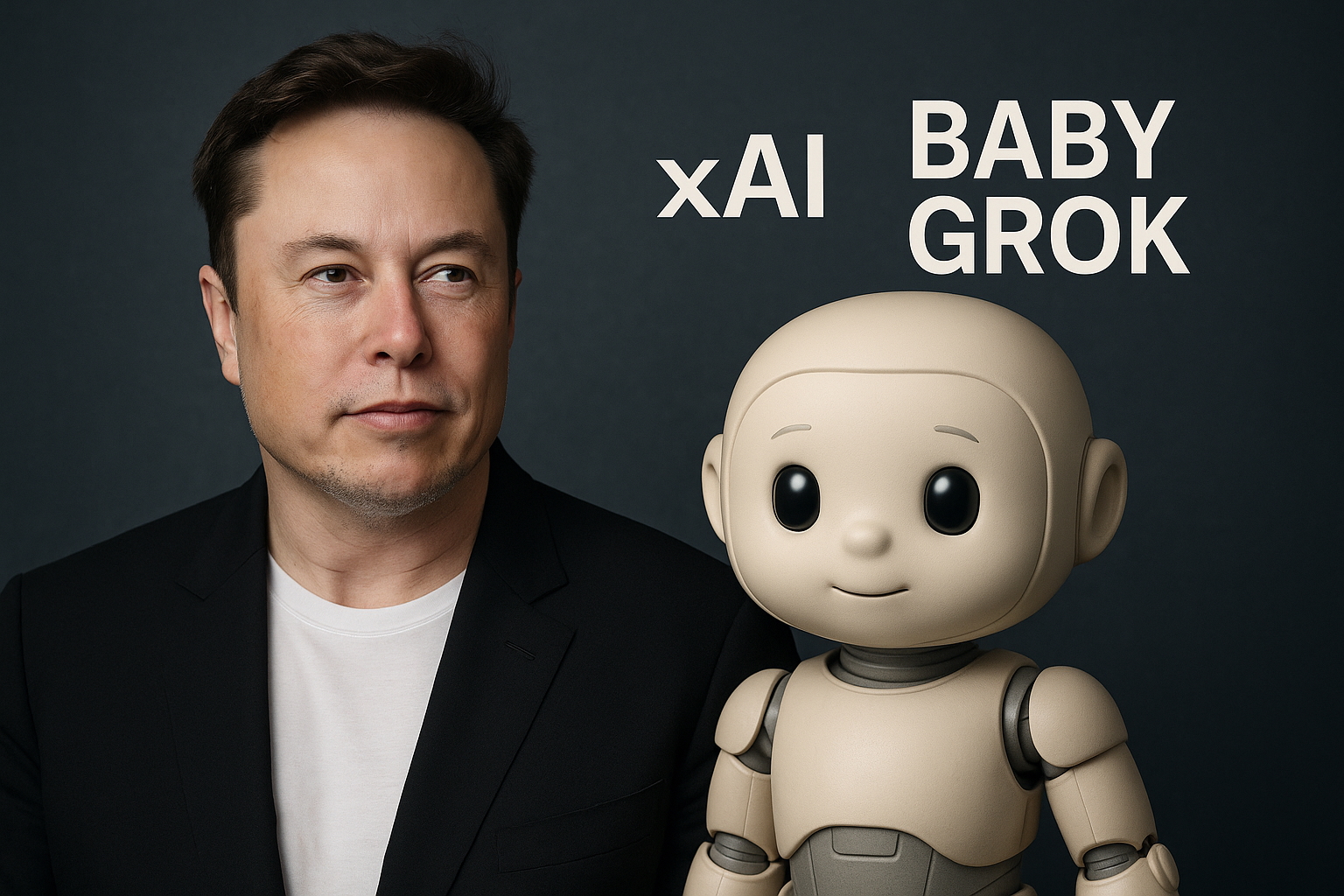 Elon Musk presenta “Baby Grok”, una IA pensada per a nens en un moment polèmic