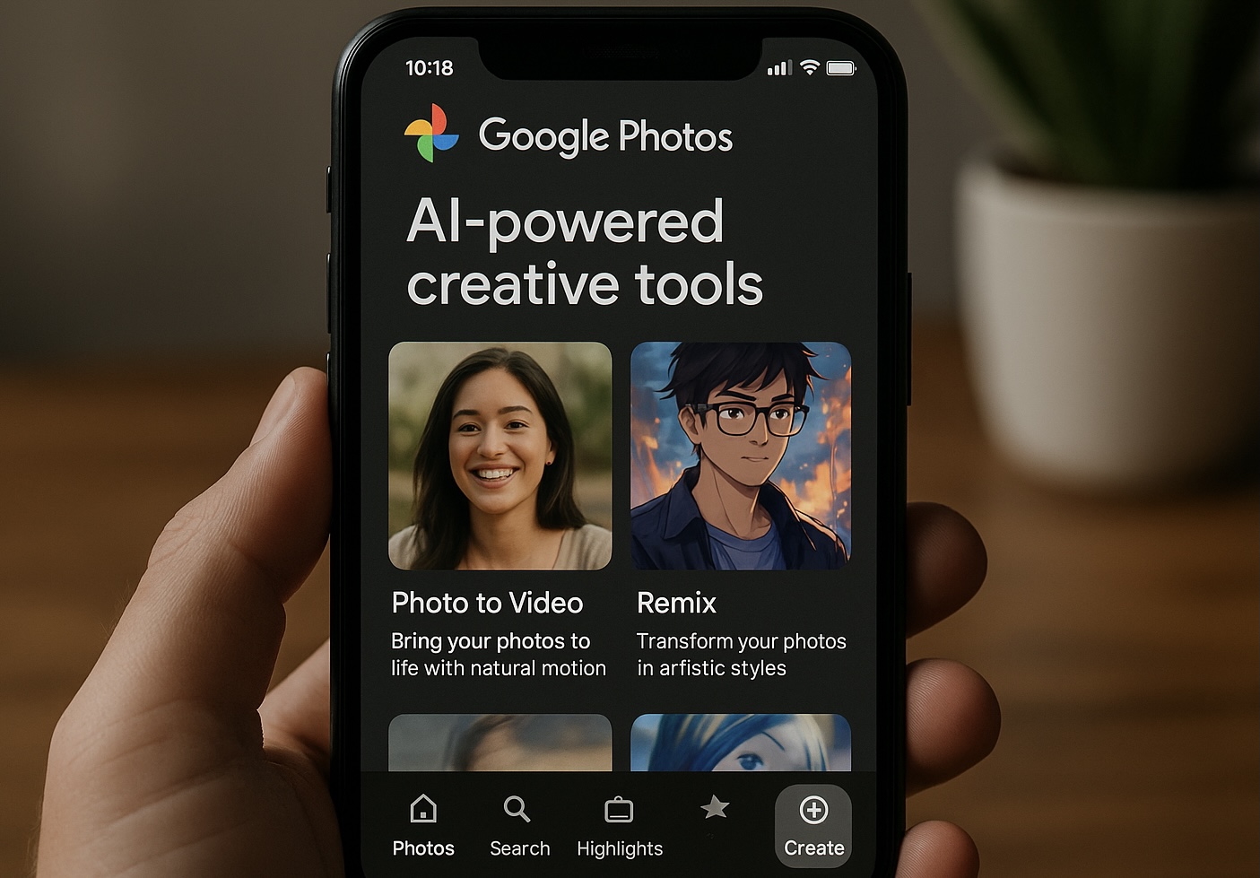 Google Fotos transforma imatges en records animats amb noves funcions d’IA