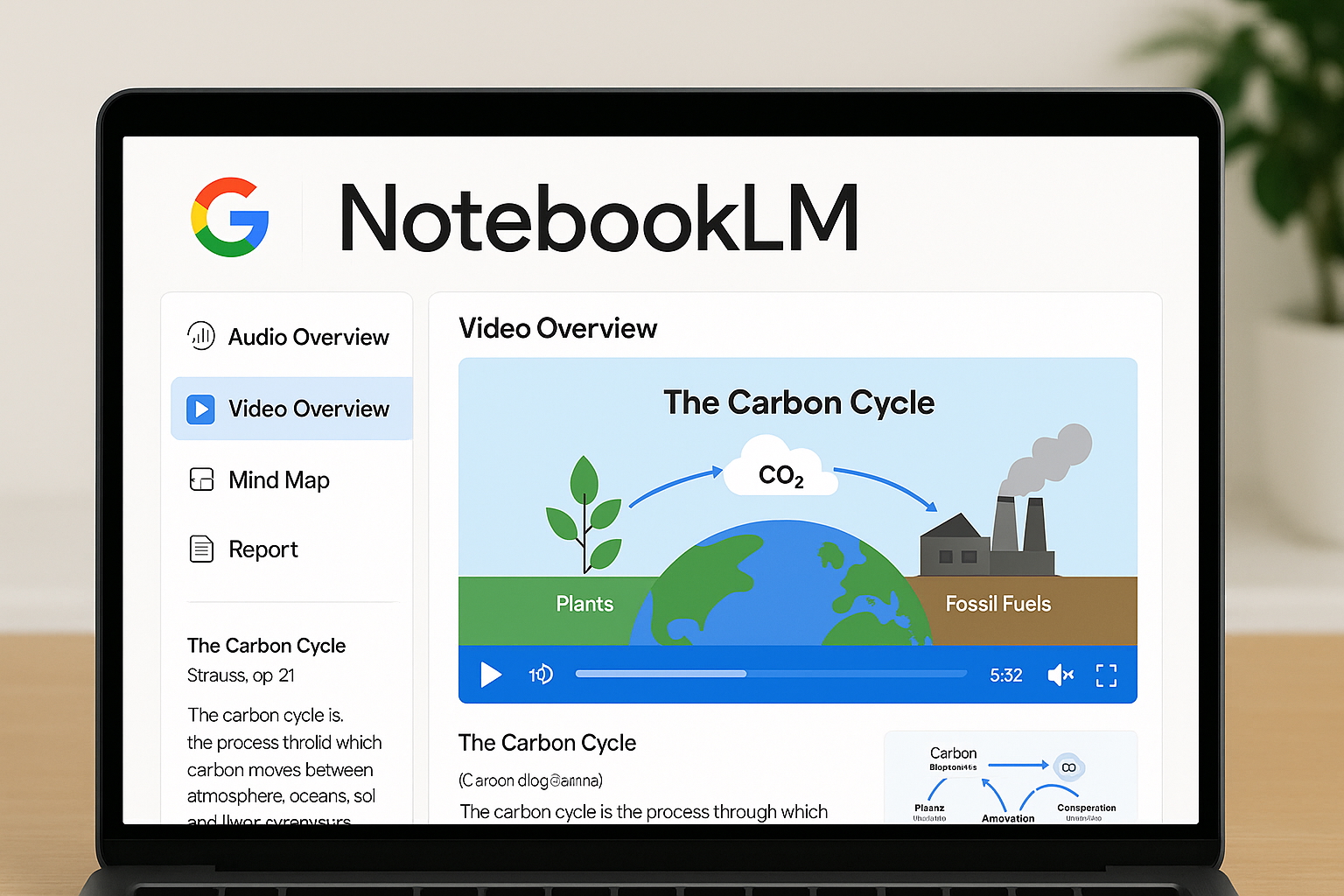 Google transforma la recerca amb NotebookLM amb resums en vídeo narrats per IA