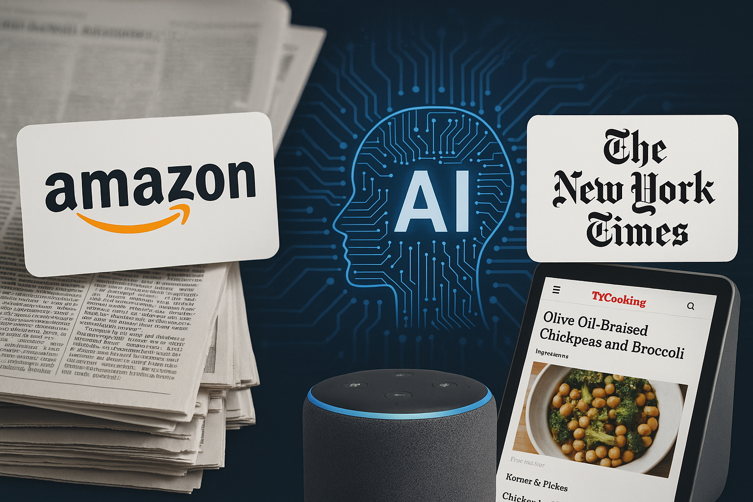 Amazon paga 20 milions anuals al New York Times per entrenar la seva intel·ligència artificial