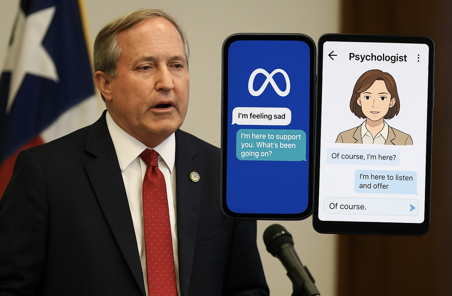 Texas investiga Meta i Character.AI per oferir “teràpia” a menors