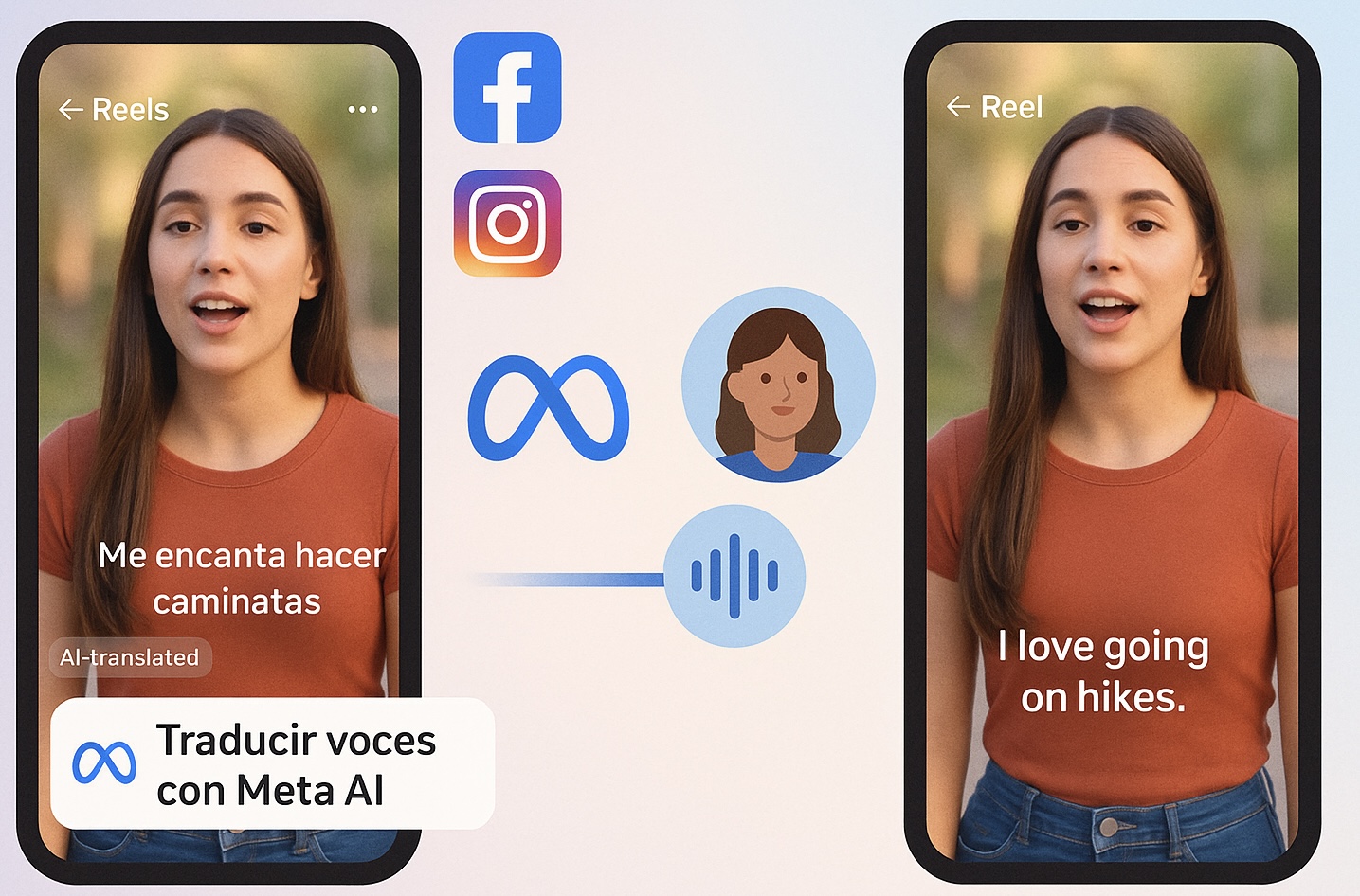 Meta democratitza els Reels amb traduccions automàtiques de veu