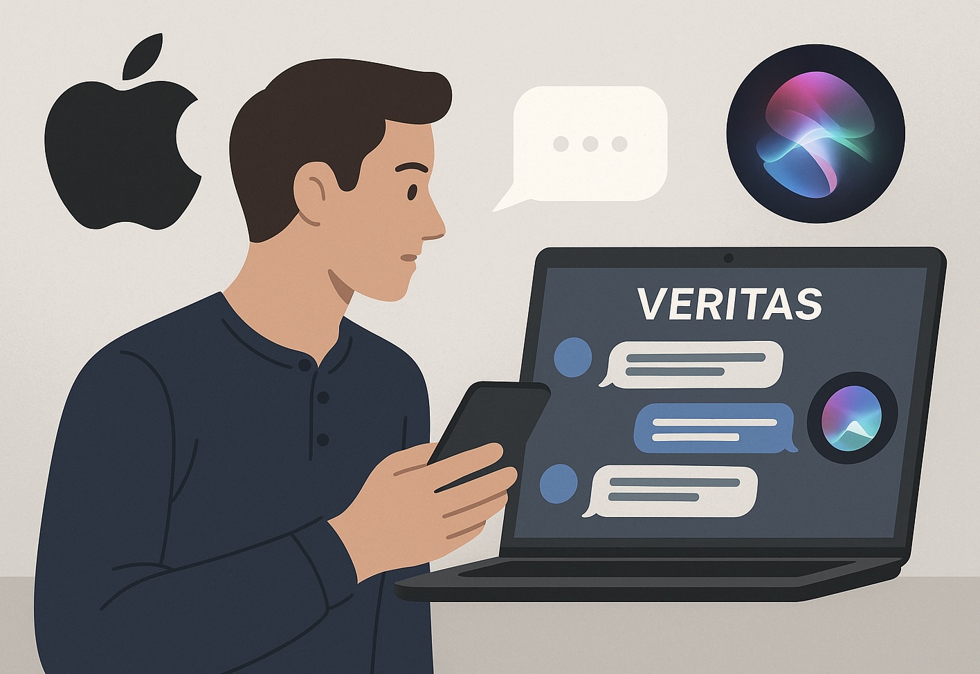 Apple prova «Veritas», un xatbot intern per millorar Siri
