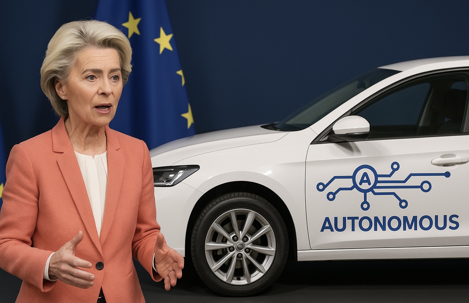 Von der Leyen reclama a Europa que acceleri amb els cotxes autònoms