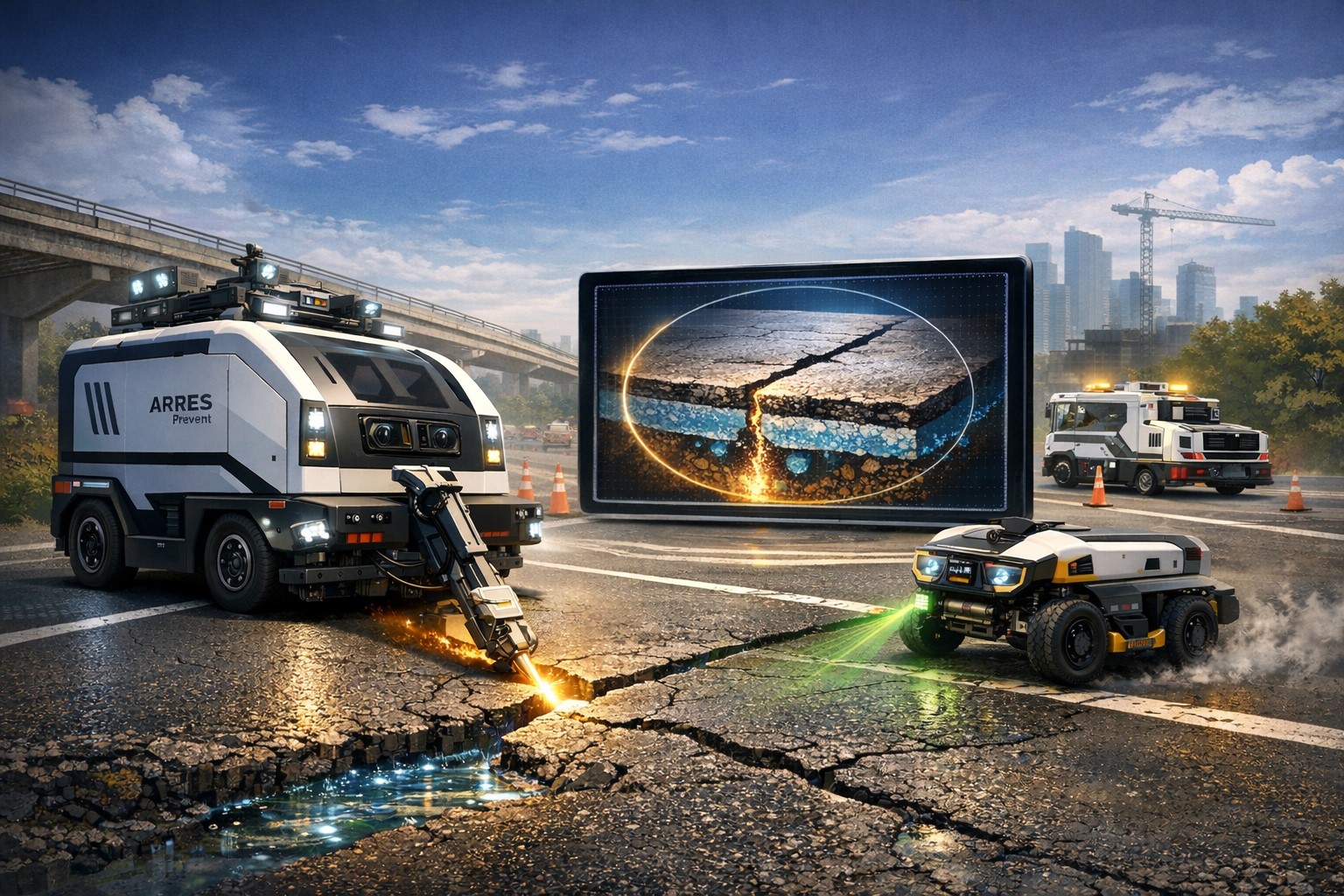 Guardians de l’asfalt: la revolució dels robots que reparen carreteres