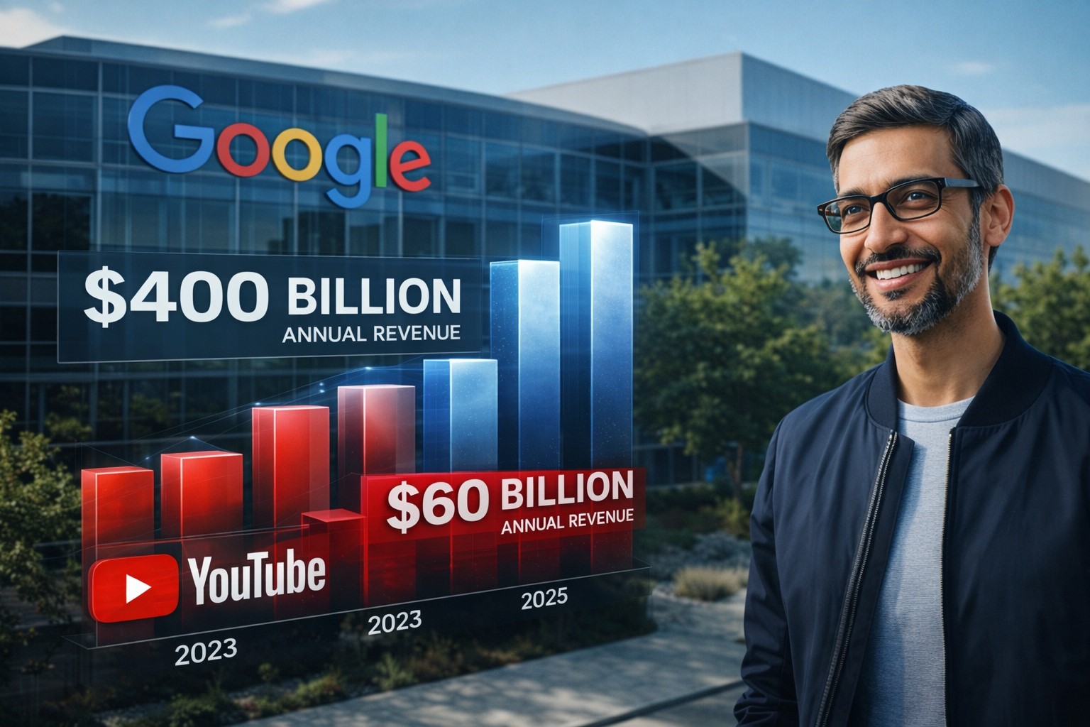 Google supera per primera vegada els 400.000 milions de dòlars d’ingressos anuals