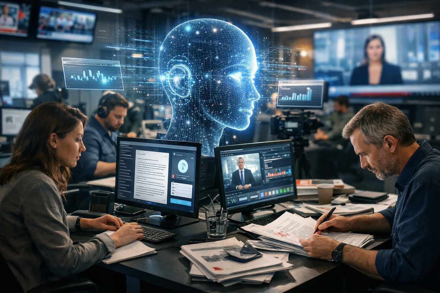 La IA ja reordena les redaccions: més velocitat, noves rutines i una batalla per la qualitat periodística