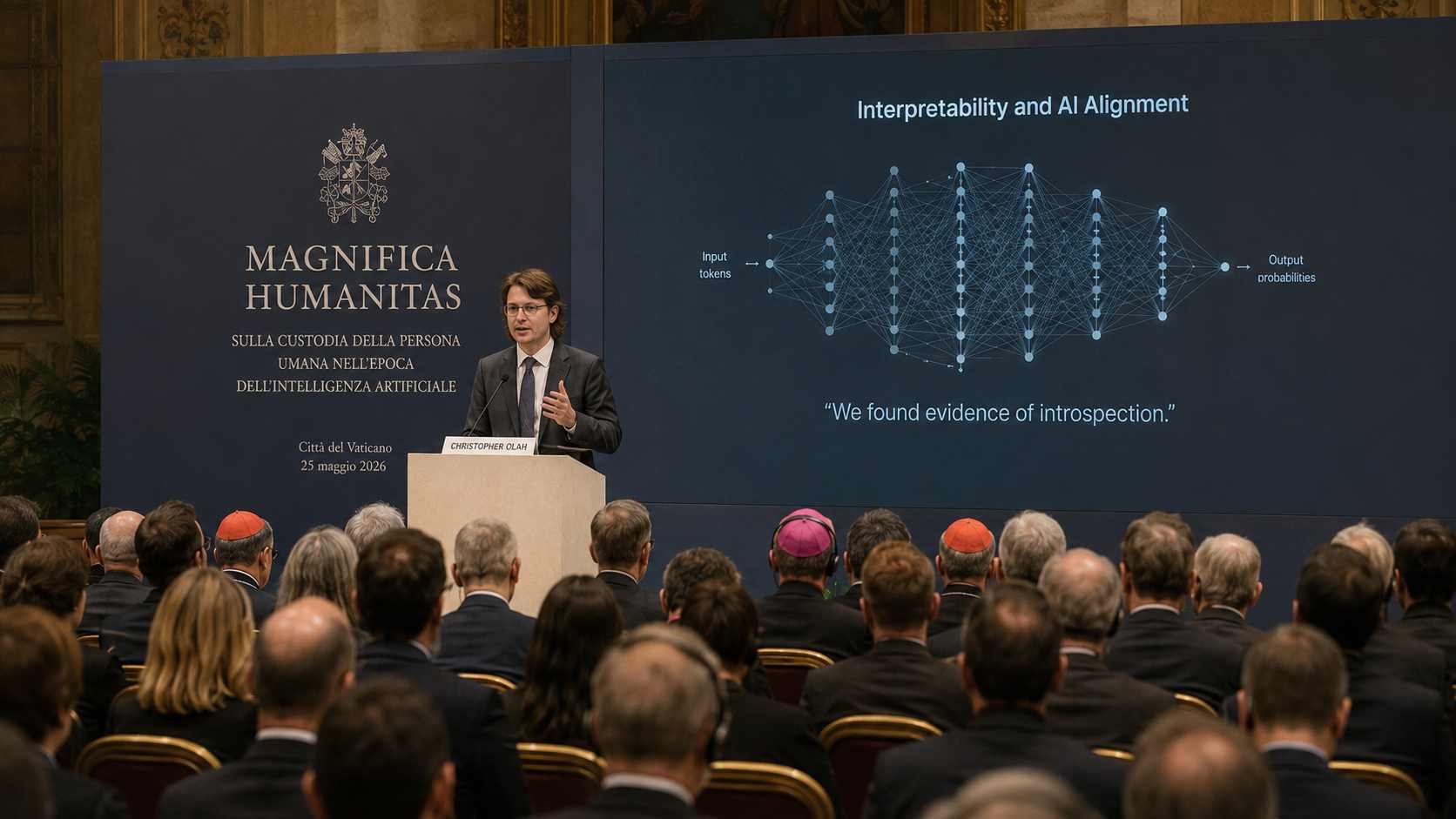 La IA comença a mirar-se per dins: l’advertència de Christopher Olah al Vaticà