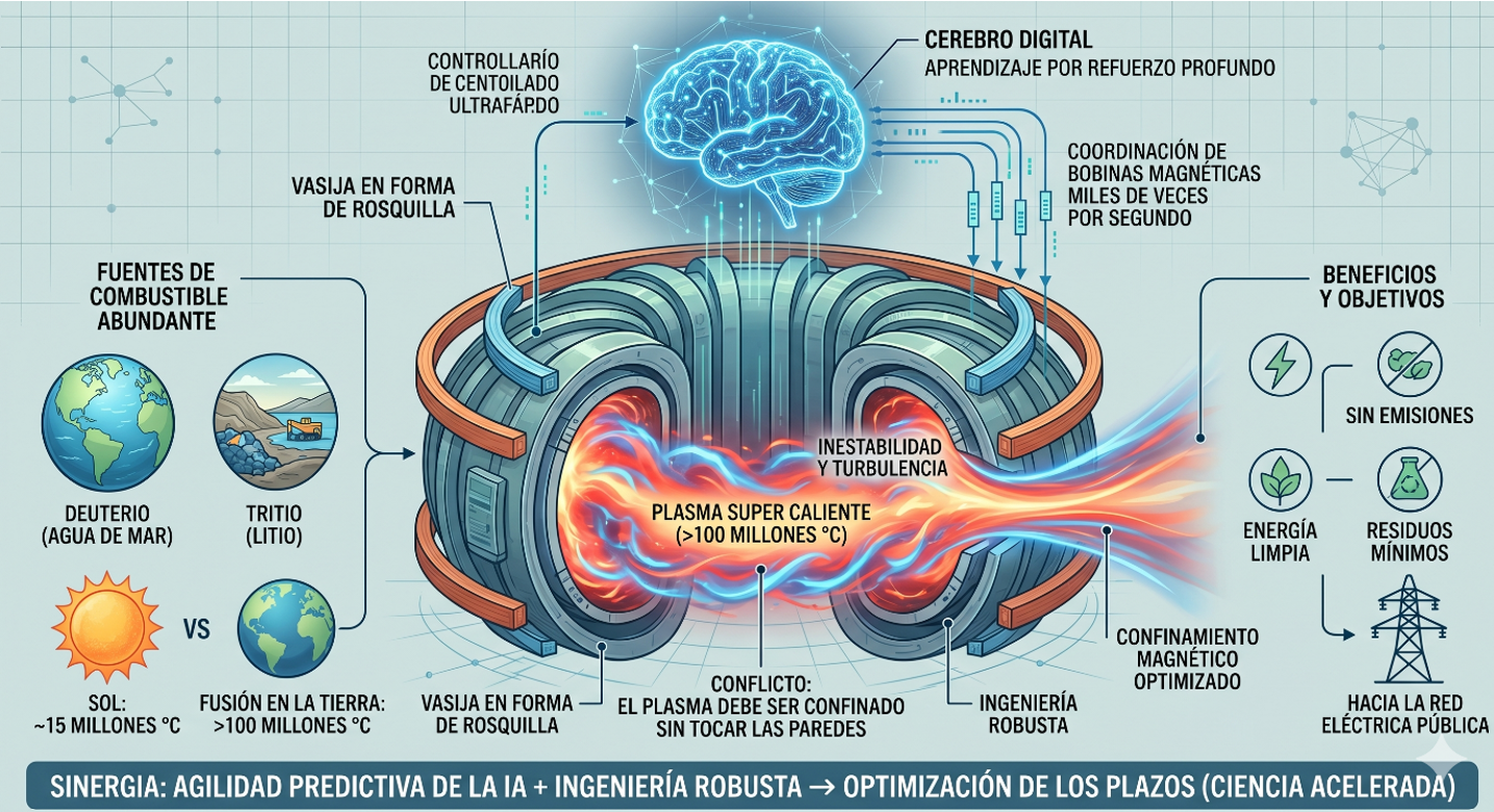 El cervell digital que encén un demà sostenible: la IA revoluciona el control de la fusió nuclear