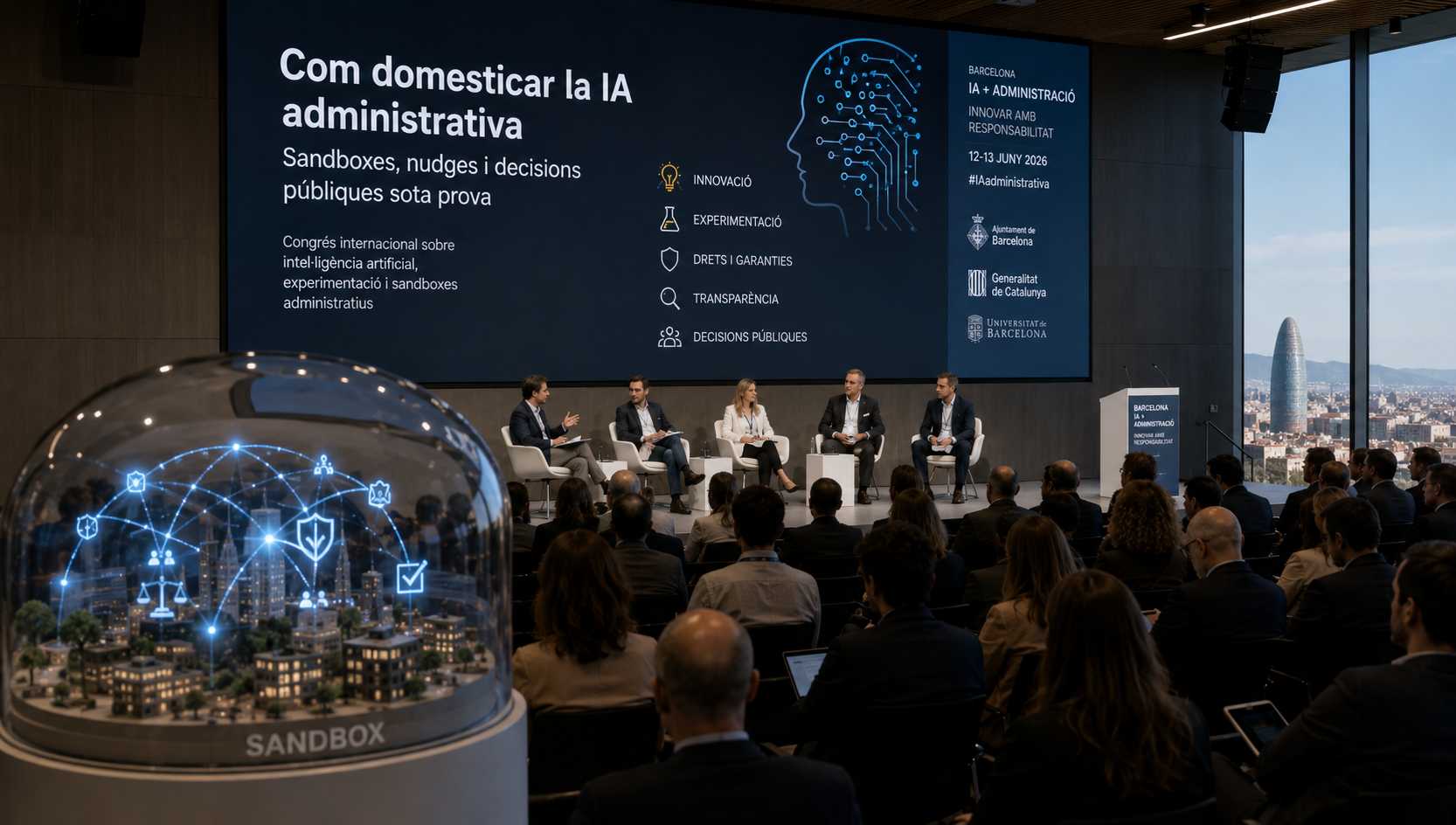 Barcelona debat com domesticar la IA administrativa: sandboxes, nudges i decisions públiques sota prova