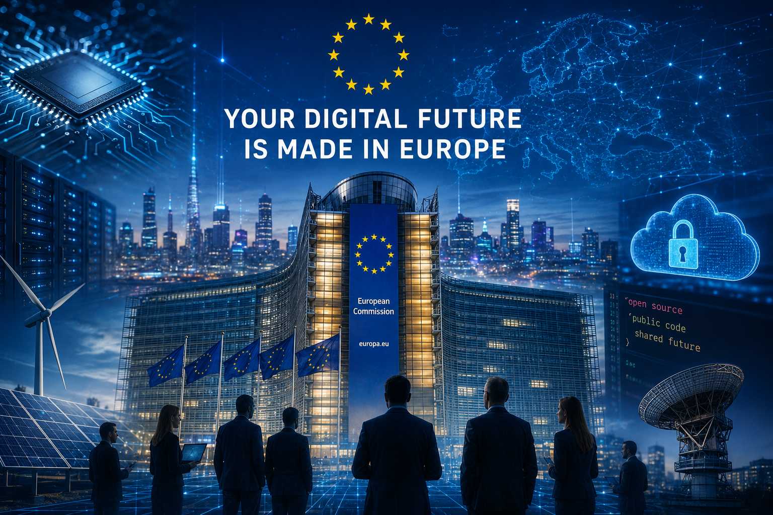 Europa vol fabricar el seu propi futur digital: Brussel·les situa la sobirania tecnològica com una prioritat