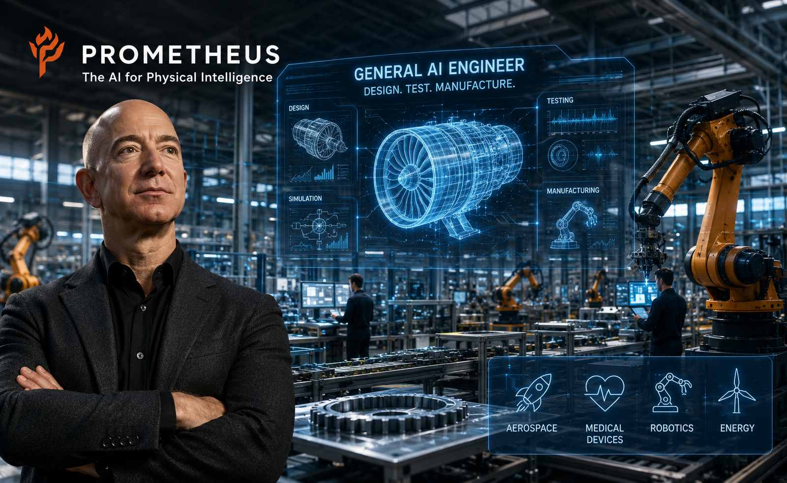 Prometheus vol convertir la IA en el nou motor de la indústria física