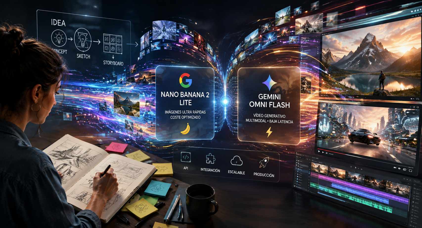 Google accelera la IA creativa amb Nano Banana 2 Lite i Gemini Omni Flash