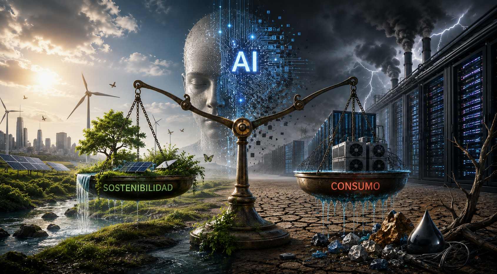 És la intel·ligència artificial un enemic de la sostenibilitat?